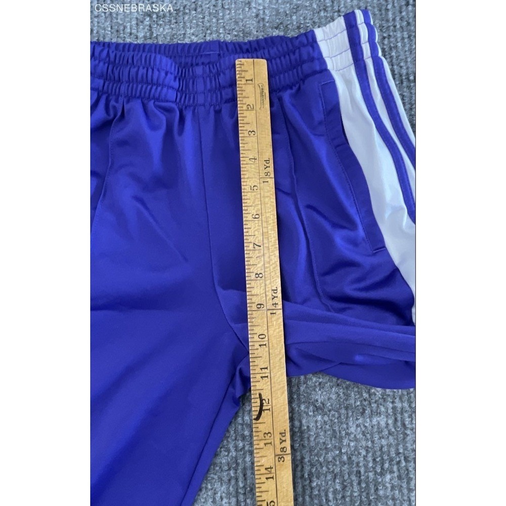 Adidas Women's Adibreak Snap Track Pants Purple White 3-Stripe Tearaway Sz XS - Picture 7 of 10